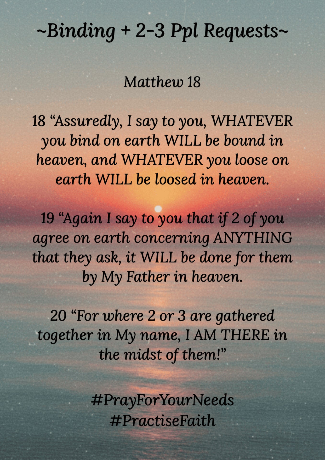 Binding Prayer